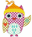 Free Winter Motif Owl